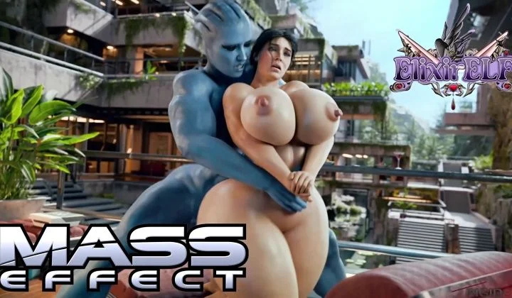 Big Boobs Muscle Mommy Asari | Mass Effect Hentai