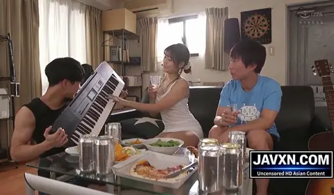 Cheating Wife Caught in Japanese Bedroom Scene