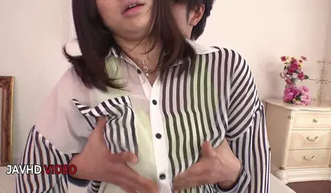 Kaede Niiyama's Explosive Asian Threesome Adventure with Creampie Action