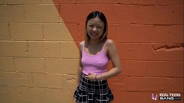 Petite Asian Teen Gets Big White Dick in Hardcore Scene