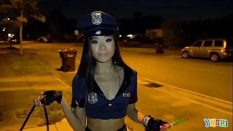 Asian Teen Vina Sky Fucked Hard on Halloween