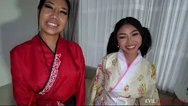 Happy Ending & Double Fuck with Two Asian Masseuses
